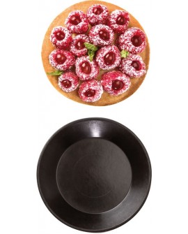 Exoglass 12 tartelettes rondes unies 10 cm