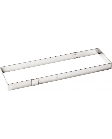 cadre rectangulaire à mousses extra-fort inox 56x9x4 cm