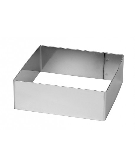 carré à mousse inox hauteur 4.5 cm 21x21 cm