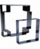 Mozaïk découpoir inox pour carrés 9 cm