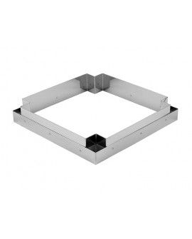 découpoir inox pour carré 21X21X4 cm
