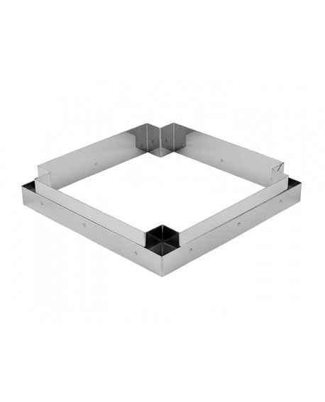 découpoir inox pour carré 21X21X4 cm