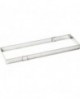 cadre rectangulaire à flans extra-fort inox 57x11x2.5 cm