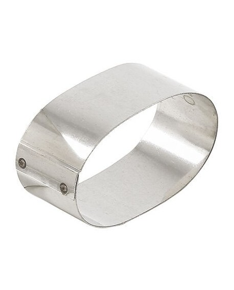lot de 4 nonnettes inox ovales 7x4x3 cm