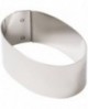 lot de 4 nonnettes inox ovales arrondies 7.5x4.5x3 cm