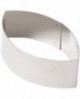 lot de 4 nonnettes inox ovales pointues 8.8x5x3 cm