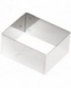 lot de 4 nonnettes inox rectangulaires 6.1x5.1x3 cm