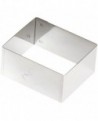 nonnette inox rectangulaire 12x4x4 cm