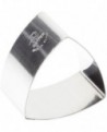 lot de 4 nonnettes inox triangles bombés 6.5x6.5x4 cm