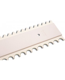 peigne à décor polypropylène à charlotte dentures droite et arrondies 69 cm
