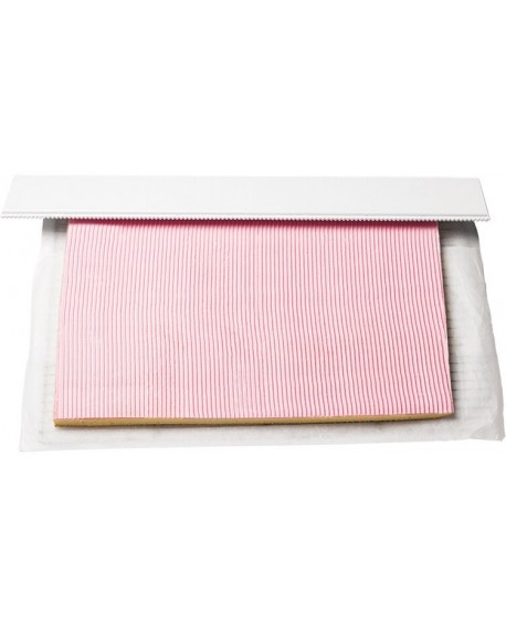 peigne à décor polypropylène rayures fines 2 et 3 mm 34 cm
