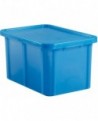 bacs de couleur pour HACCP avec couvercle 600x400 hauteur 23 cm 35 bleu