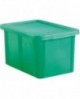 bacs de couleur pour HACCP avec couvercle 600x400 hauteur 23 cm 35 vert