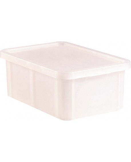 bacs de couleur pour HACCP avec couvercle 600x400 hauteur 33 cm 55 blanc