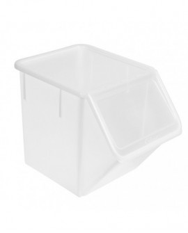 bac à ingrédients avec couvercle transparent - 40 L