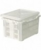 couvercle pour bac gerbable emboîtable 520x400 blanc