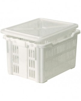 couvercle pour bac gerbable emboîtable 520x400 blanc