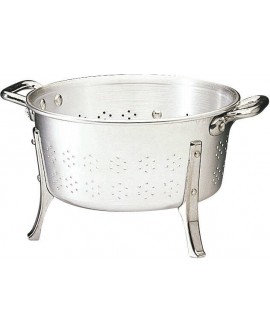 passoire en aluminium à pieds et à anses 32 cm