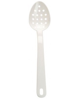 cuillère Exoglass perforée 34 cm blanc