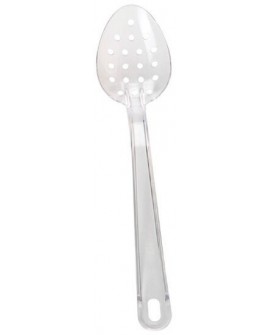 cuillère Exoglass perforée 34 cm transparente