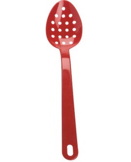 cuillère Exoglass perforée 34 cm rouge