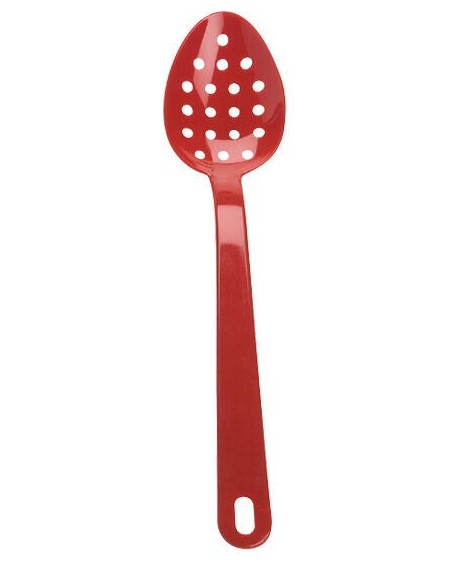 cuillère Exoglass perforée 34 cm rouge
