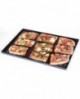 plaque pâtissière aluminium anti-adhérent bords droits 60x40 cm