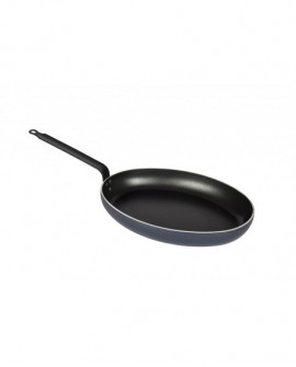 Chef poêle ovale anti-adhérente 36 cm