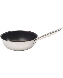 Tradition inox sauteuse évasée anti-adhérente 24 cm