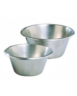 bassine inox fond plat 40 cm