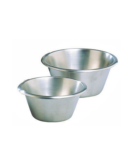 bassine inox fond plat 40 cm