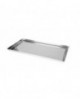 plaque pâtissière inox bords droits 60x40 cm