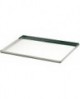 plaque pâtissière inox bords droits GN 1/1 53x32.5 cm
