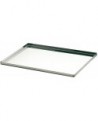 plaque pâtissière inox bords droits GN 1/1 53x32.5 cm