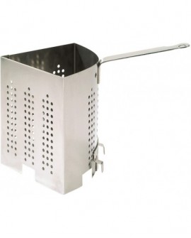 panier cuit pâtes inox hauteur 18 cm pour faitout de 36 cm