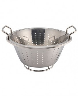passoire inox conique à anses 28 cm