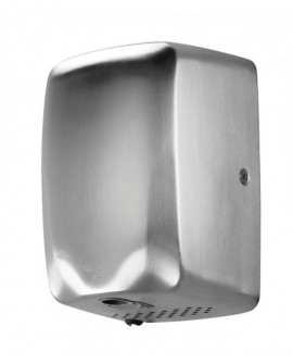 sèche-mains mural turbo inox 18x15.2x26 cm 2000 W