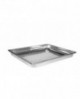 bac gastronorme perforé inox - sans anse - GN 2/1 profondeur 6.5 cm