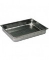 bac gastronorme perforé inox - sans anse - GN 2/1 profondeur 10 cm
