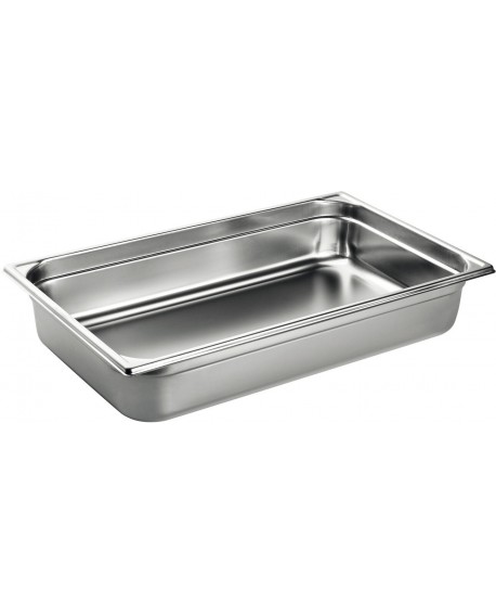 bac gastronorme plein inox - sans anse - GN 1/1 profondeur 20 cm