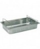 bac gastronorme perforé inox - avec anses panier - GN 1/1 profondeur 10 cm