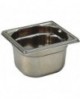 bac gastronorme plein inox - sans anse - GN 1/6 profondeur 20 cm