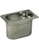 bac gastronorme plein inox - sans anse - GN 1/9 profondeur 6.5 cm