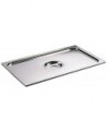 couvercle inox avec poignée GN 1/3 - pour bac gastronorme sans anse