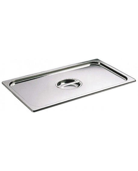 couvercle inox avec poignée GN 1/4 - pour bac gastronorme sans anse