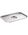couvercle inox avec poignée GN 1/1 - pour bac gastronorme avec anses panier
