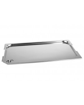 couvercle inox étanche GN 1/1 - pour bac gastronorme avec anses fixes ou escamotables