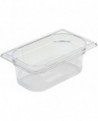 Cristal Plus bac gastronorme en copolyester - GN 1/9 profondeur 6.5 cm