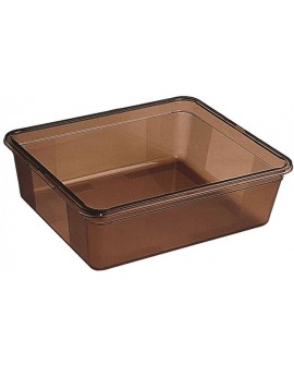 Alto Plus bac gastronorme en copolyester fumé - GN 2/1 profondeur 15 cm