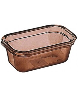 Alto Plus bac gastronorme en copolyester fumé - GN 1/4 profondeur 15 cm